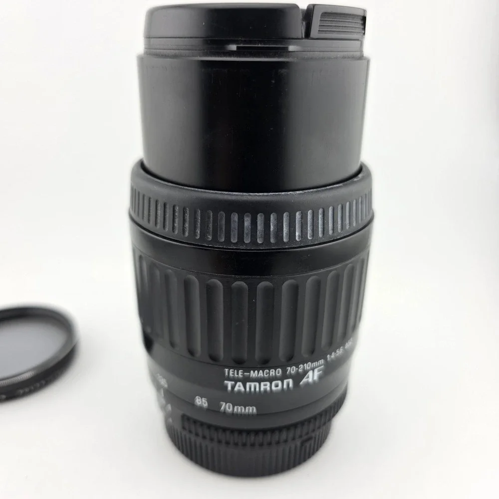 Tamron AF 70-210mm f/4-5.6 Tele-Macro Zoom + Hoya & Vivitar Filters Japan Good